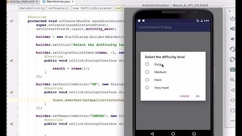 50. Create a Confirmation Dialog