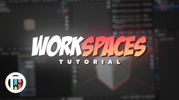 How to Open and Close Workspaces - Blender Tutorial