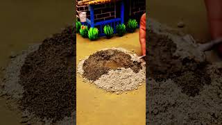 Tiny Construction: Building a Miniature House Foundation! 🏗️