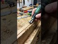 Mini Drill Carves a Wooden Beam #Workshop #OddlySatisfying #WoodworkingProjects #toollovers