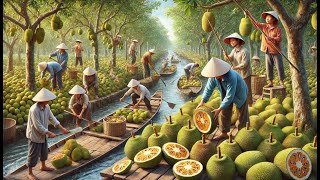 How Vietnamese Farmers Grow And Harvest Jackfruit