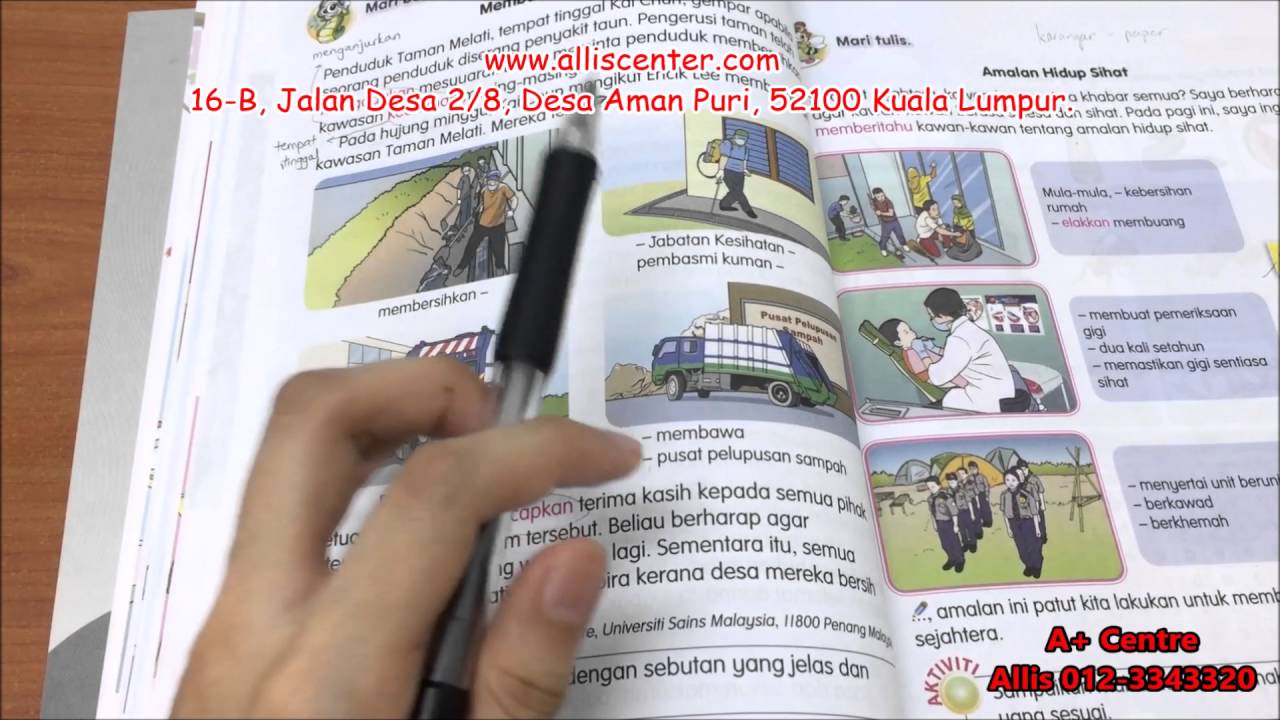 9 Unit 9 Kebersihan Asas Kesihatan Youtube