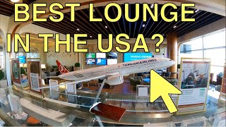 The BEST Airport Lounge at Washington Dulles? Turkish Airlines Lounge IAD