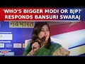 Bansuri swarajs surprising take on whos bigger modi or bjp  english news