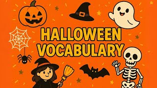 Halloween Vocabulary for Kids | Learn Halloween English Words 👻🎃| Starlala ABC