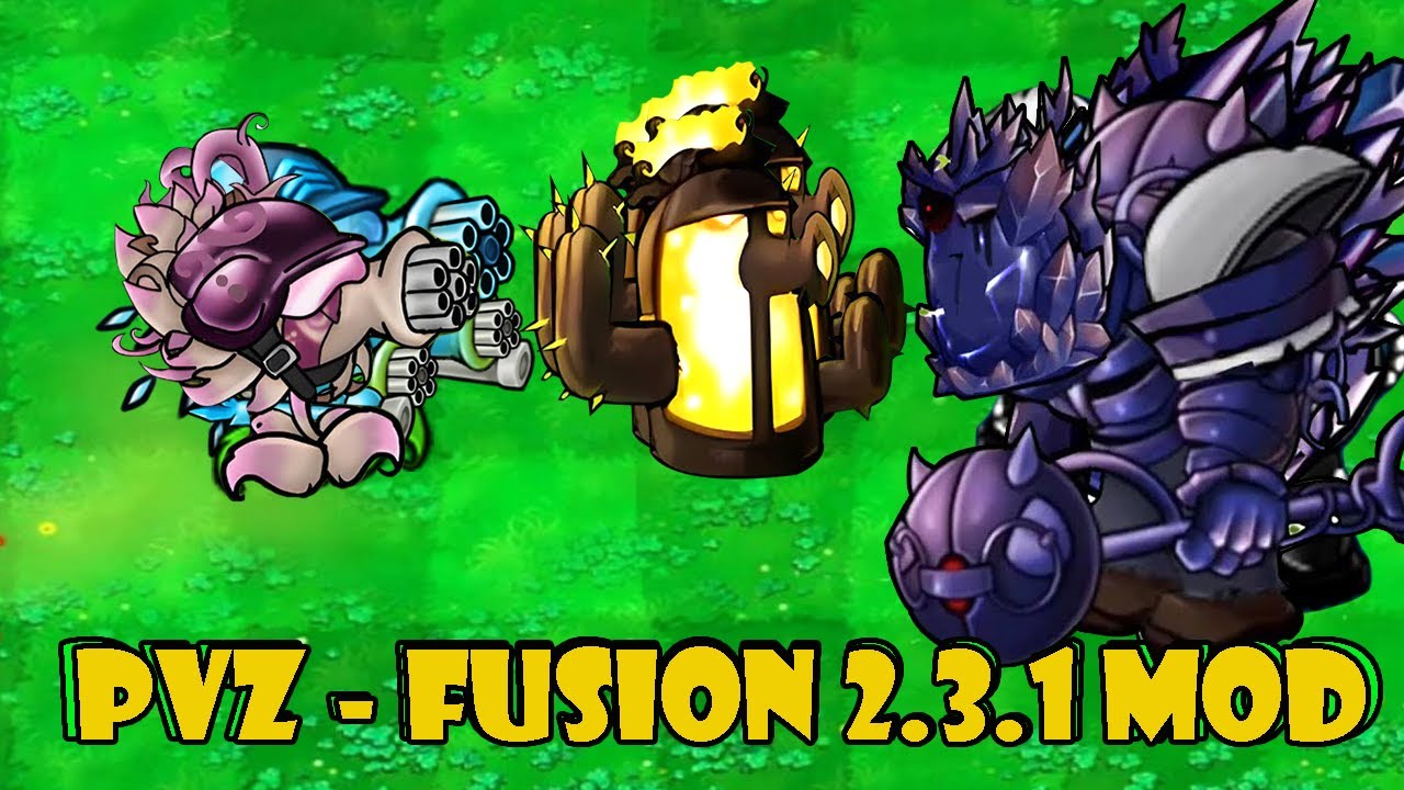 PVZ 2.3 Fusion Challenge - NEW Plant Fusion Mod vs All max level BOSSES ...