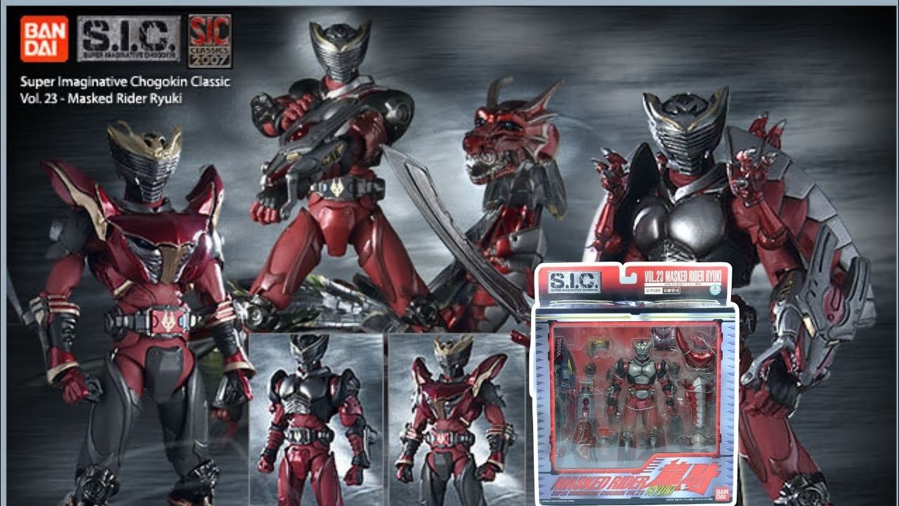 Mô hình S.I.C Ryuki Vol 23 đầy Kim Loại. - YouTube