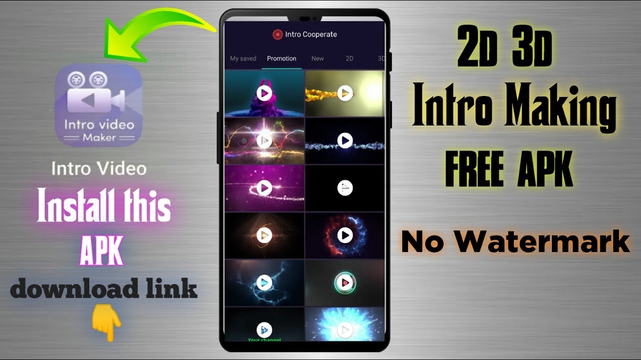 intro maker mod apk without watermark apkpure