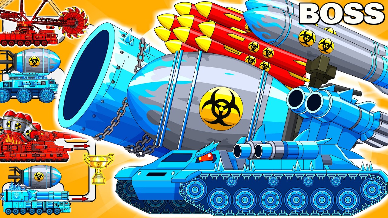 MEGA BOSS Missile Titan NUCLEAR vs The WORLD'S BEST Cartoon Tanks