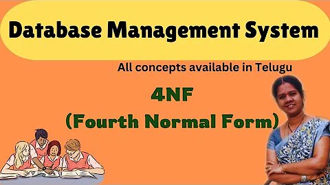 4NF(fourth normal form) in normalization || DBMS IN TELUGU