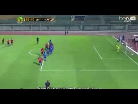 هدف عالمي صاروخي لمنتخب ليبيا في مرمى الرأس الأخضر