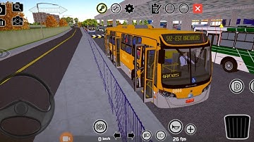 Proton bus simulator 2 com MOD map Novo recanto linha 542 com mascarello granmetro volvo 