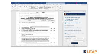 LEAP for Word: NJ Case Information Statement