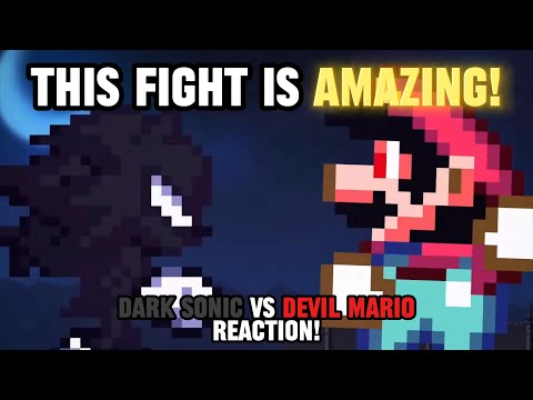 DARK SONIC IS COOKING!!🔥🔥|| Dark Sonic Vs Devil Mario Reaction!!
