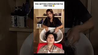 Caption: First pedicure, worst tickles 😭#fyp#pov#fynny#trending#shorts#yt#viral Caption: First pedicure, worst tickles 😭#fyp#pov#fynny#trending#shorts#yt#viral