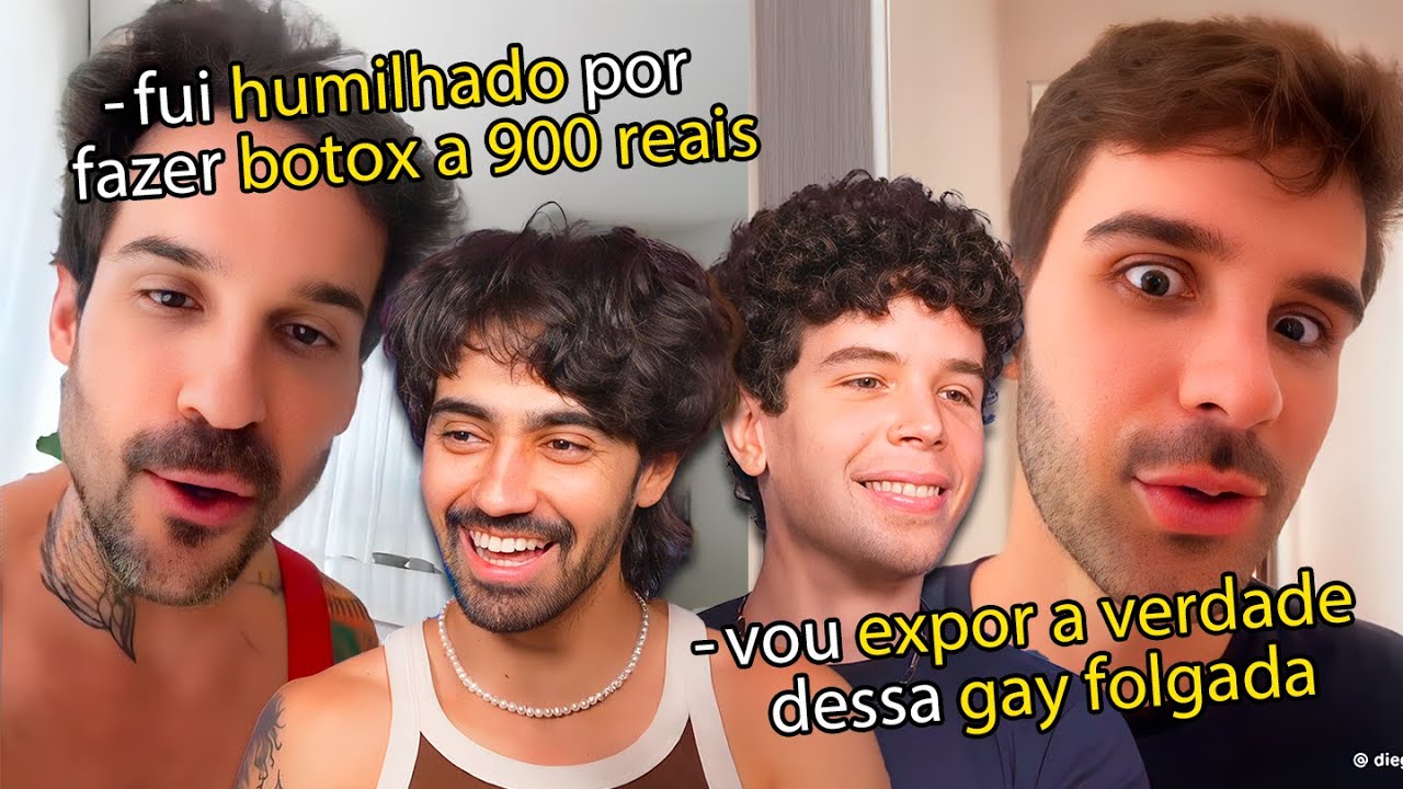 briga de gays no tiktok termina em baixaria