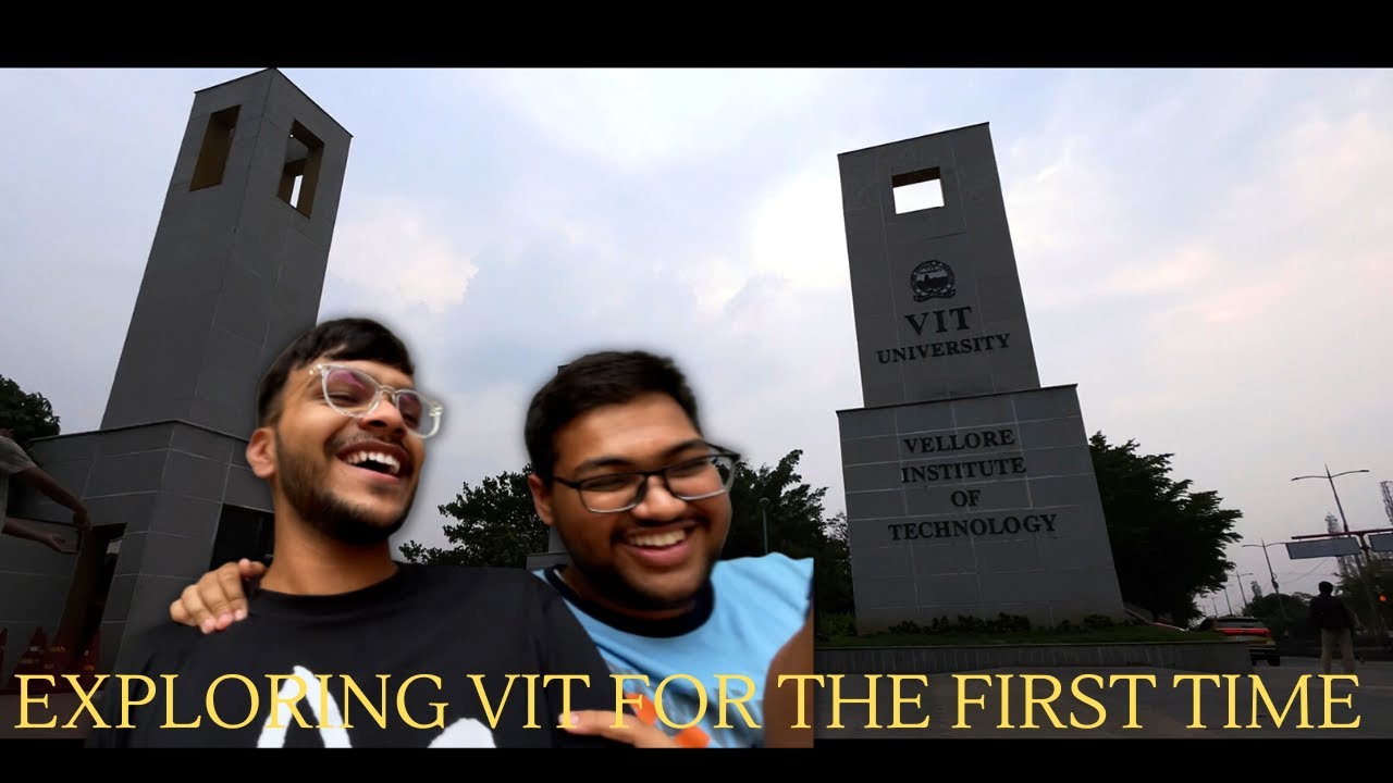 Exploring VIT Velloreee Campus | Vlog 1 | *college life* - YouTube