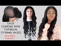 DETAILED HOW TO MAKE A LACE CLOSURE WIG TUTORIAL  |  BEGINNER FRIENDLY