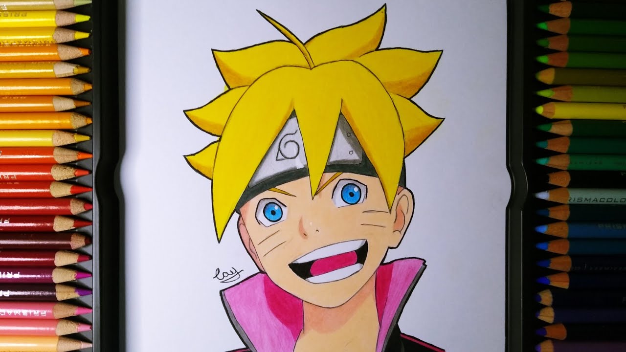 COMO DESENHAR O BORUTO 