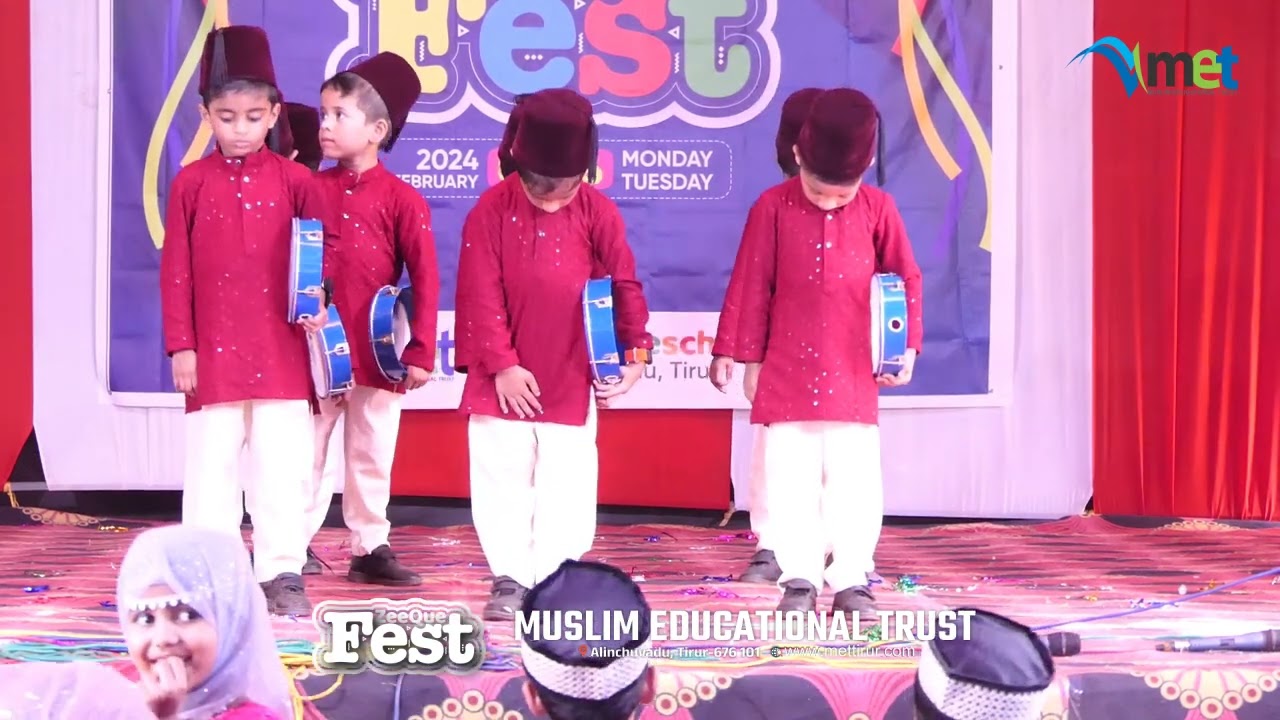 Daff (Boys) | MET ZeeQue Fest | MET Zeeque PreSchool, Alinchuvadu, Tirur