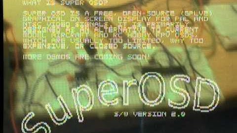 Super OSD: my on screen display project