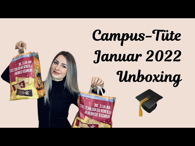 CAMPUS-Tüte (Home - Friends Edition) Inhalt Januar 2022