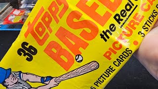unopened 1982 Topps Baseball grocery pack #gemcardshow
