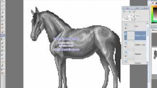 Pixel Horse Watch