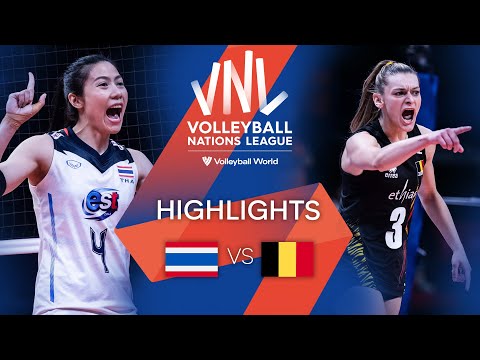 🇹🇭 THA vs. 🇧🇪 BEL - Highlights Week 1 | Women's VNL 2022