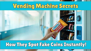 How Vending Machines Tell Real Money From Fake!
