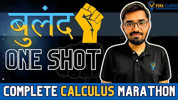 Complete Calculus One Shot Marathon by Nishant Vora 🚀 | JEE Main & Advanced