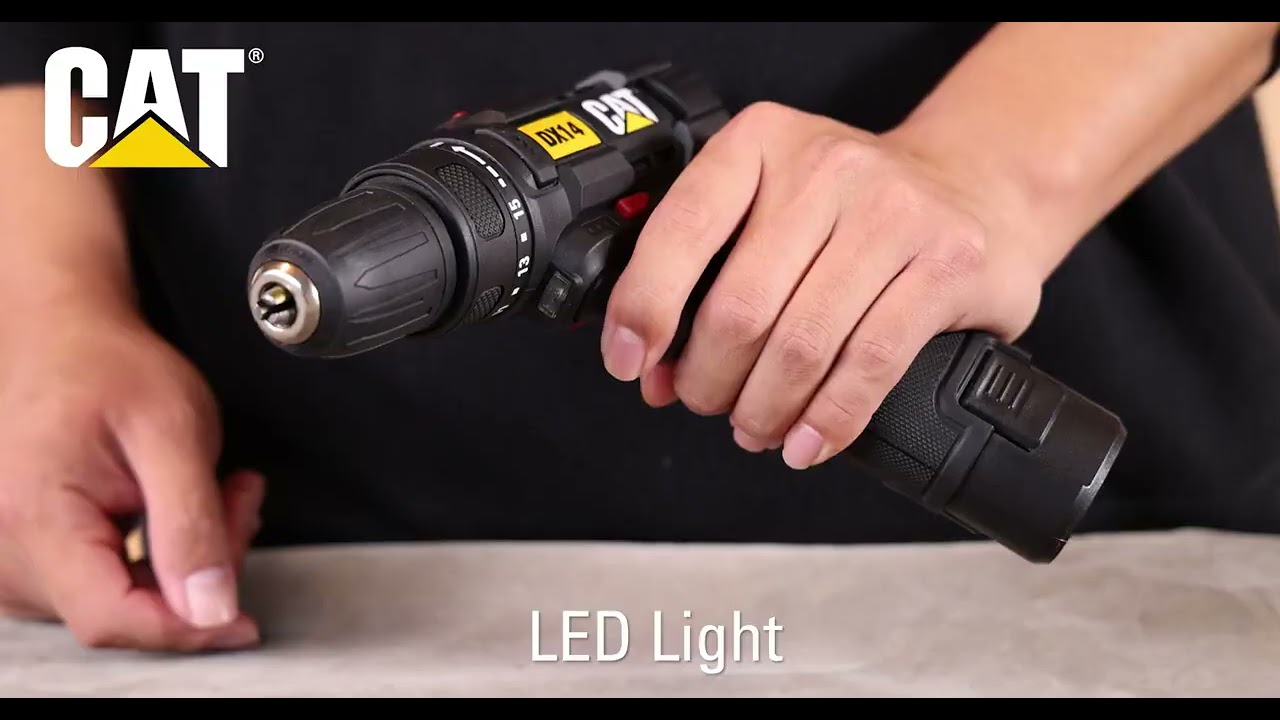 CAT® DX14 Cordless Drill 12V 2Ah   مثقاب لاسلكي 12 فولت 2 أمبير كات DX14