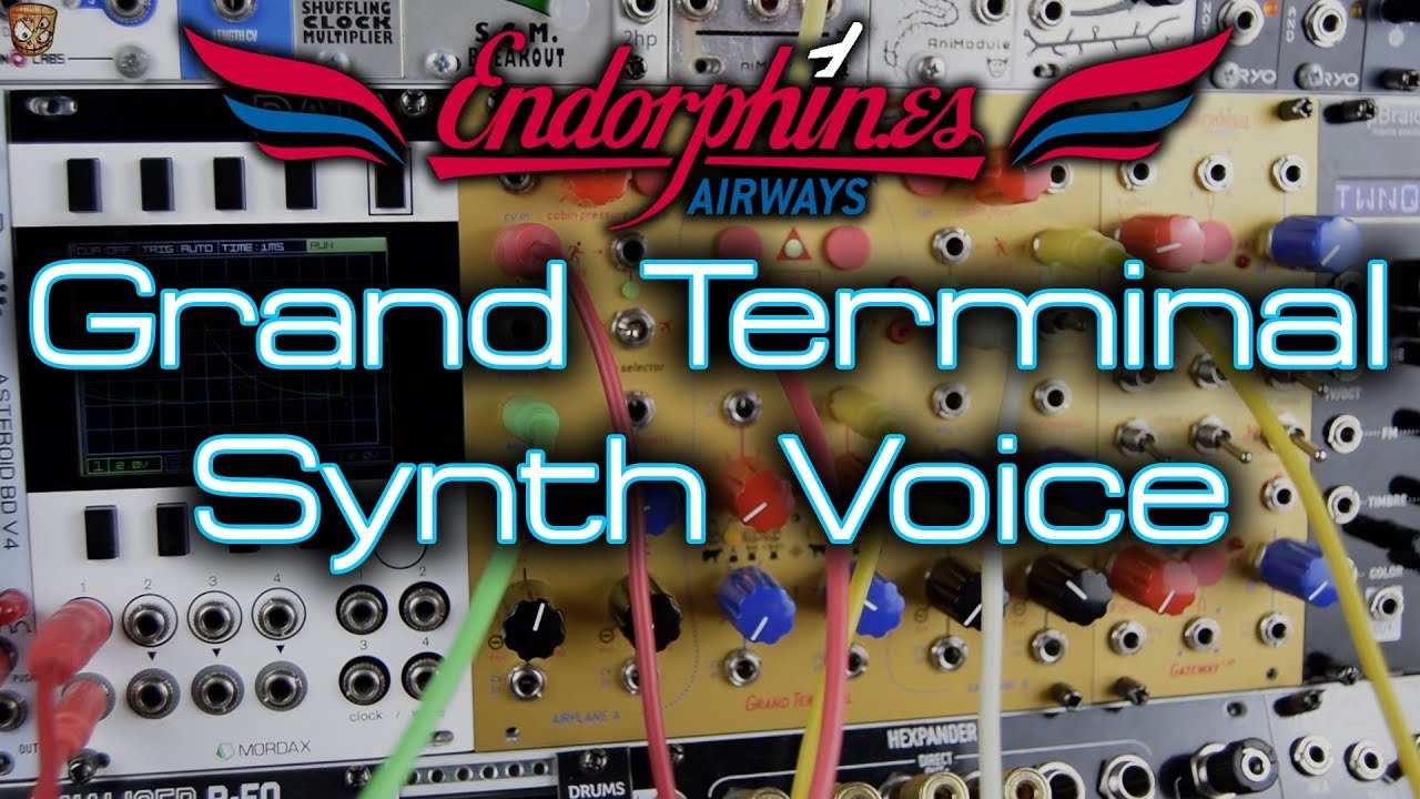 Endorphin.es Grand Terminal as a Full Synth Voice - YouTube