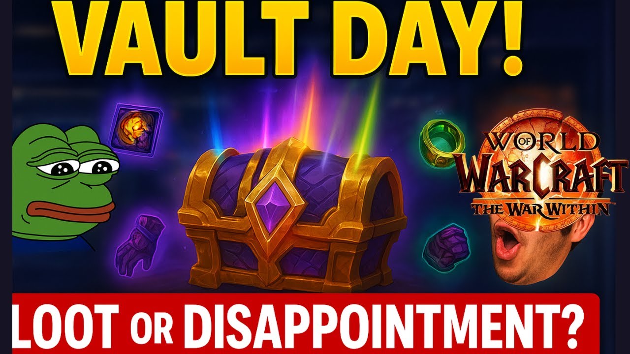 VAULT DAY OPENINGS! Mythic Loot or Massive Disappointment? | World of Warcraft The War Within