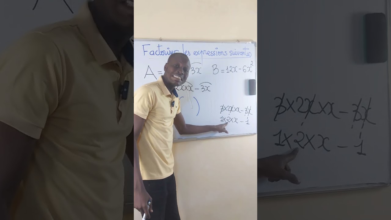 Factoriser une expression littérale 3ème #maths #mathematics #fonction #education #apprends #school