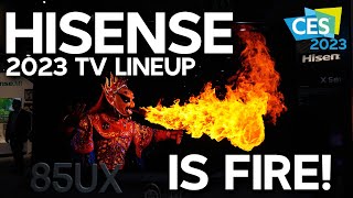 2023 Hisense ULED TV Lineup | U8K U7K U6K Mini LED TV + New 85 & 110 UX