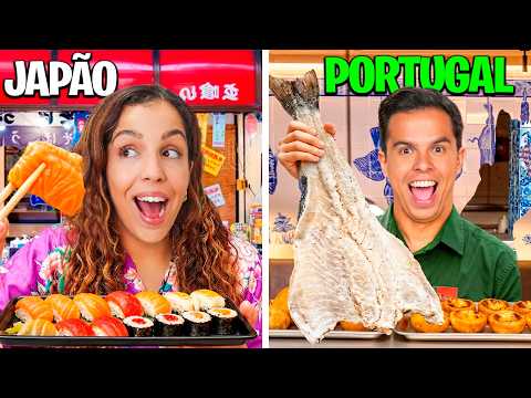 Testing Japanese food versus Portuguese food! Which is the weirdest?