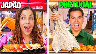 TESTANDO COMIDA DO JAPÃO VESUS COMIDA DE PORTUGAL! QUAL É A MAIS BIZARRA?
