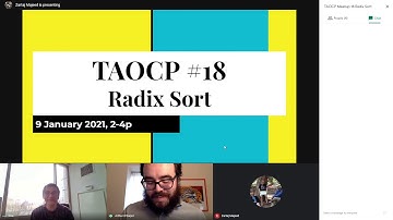 Radix Sort - TAOCP Meetup #18