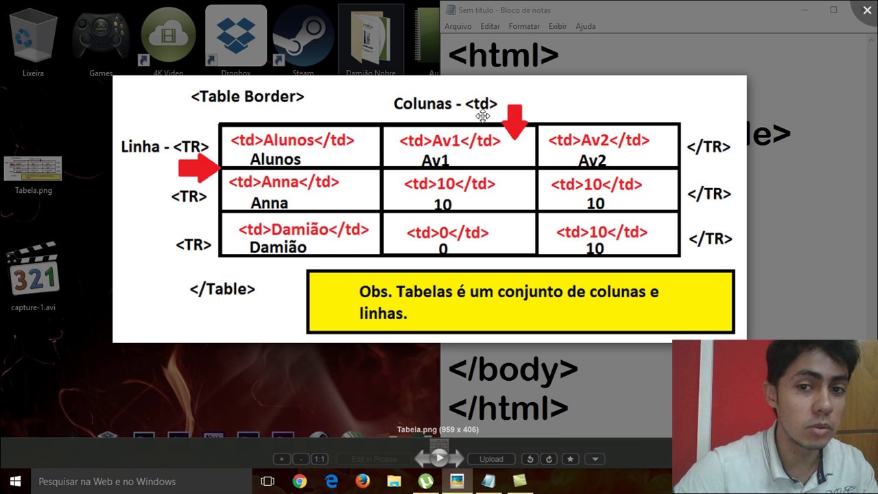 HTML - Exercícios Resolvidos(TABELA) - YouTube