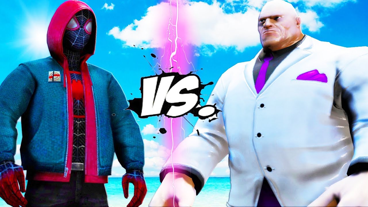 ULTIMATE SPIDERMAN (Miles Morales) vs BIG KINGPIN Into The SpiderVerse YouTube