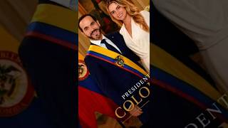 ABELARDO DE LA ESPRIELLA Y SU ESPOSA EN FOTO OFICIAL COMO NUEVO PRESIDENTE DE COLOMBIA  #colombia