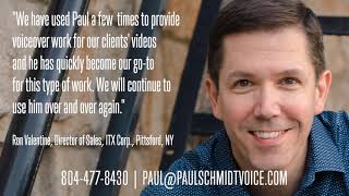 Voice Over Narration Demo - Corporate Examples - Paul Schmidt