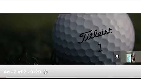 Titleist Pro V1 and Pro V1X Golf Balls May 2023 YouTube Ad
