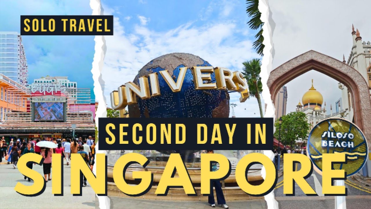 Second Day in Singapore 🇸🇬 | Universal Studios, Siloso Beach, Bugis Street. Haji Lane and more!