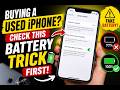 Buying a Used iPhone? Check This Battery Trick First! 🔋📱