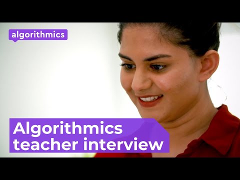 Algorithmics teacher interview - about the school, learning technology. Online & offline