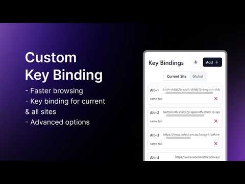 Custom Key Binding video preview 2