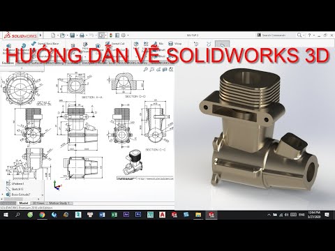 Video SOLIDWORK 3D - HƯỚNG DẪN VẼ SOLIDWORK 3D CƠ KHÍ - BÀI 2 - youtube