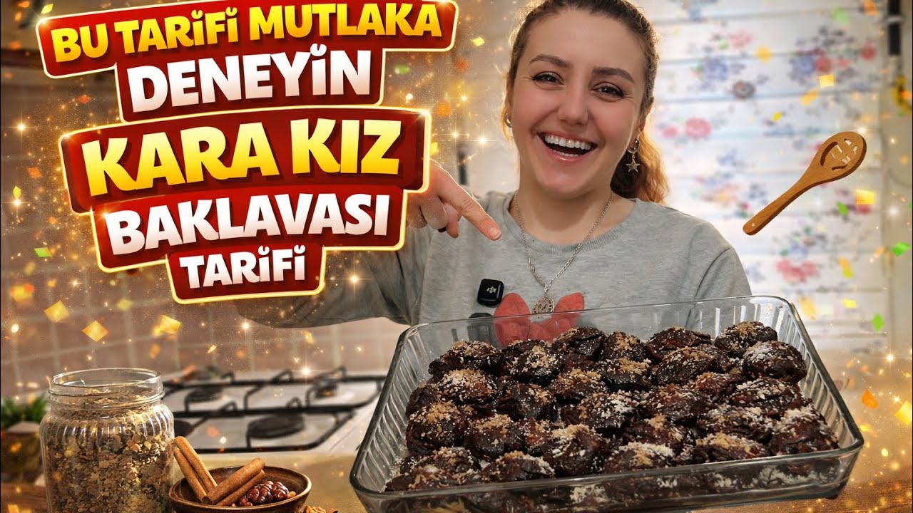 Kara Kız Baklavası Tarifi 😍 Bu Lezzeti Denemeyen Çok Şey Kaçırır!